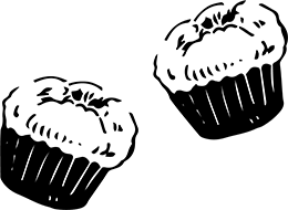 マフィンイラスト
